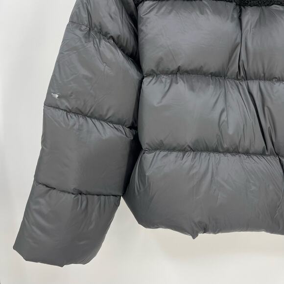 Moncler x Rick Owens | NWT Cyclopic Shearling-Trimmed Down Puffer Jacket 3 US L - Picture 13 of 16